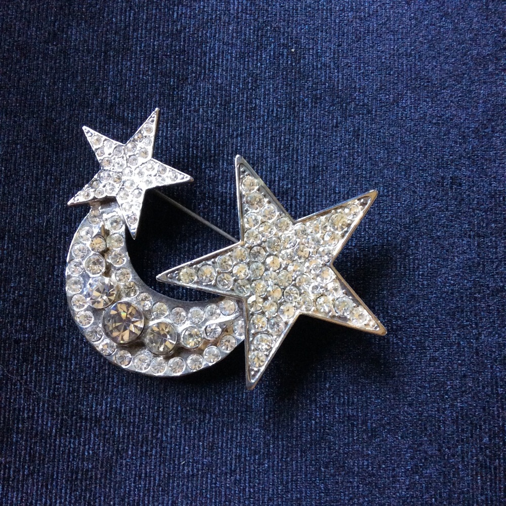 Celestial Rhinestone Brooch.🌟💫 - Picture 2 of 13